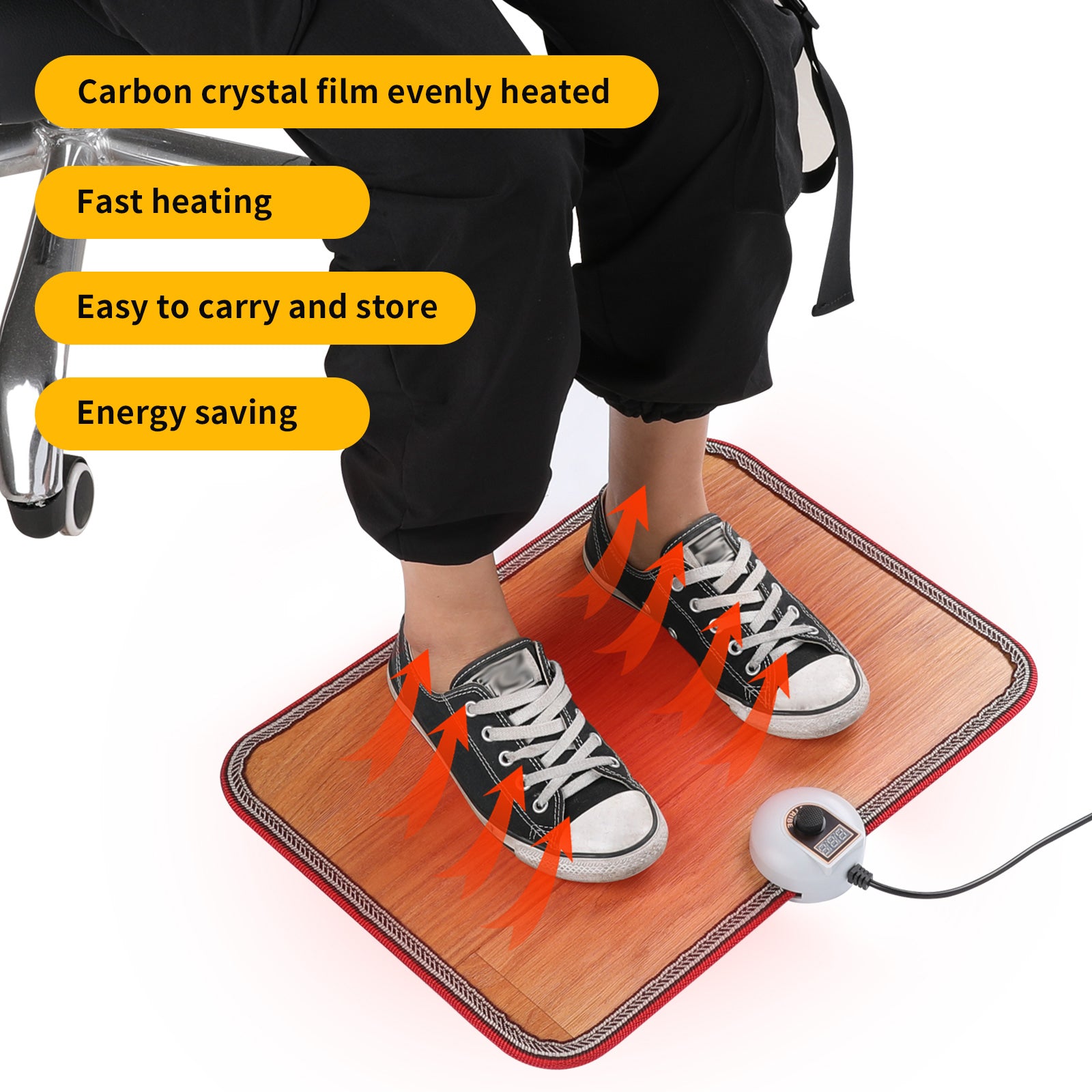 220v Electric Heater Carbon Crystal Floor Heating Mat Electric